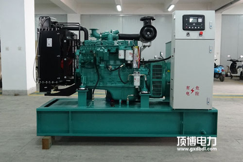 一臺(tái)750kW柴油發(fā)電機(jī)組工作小于100h，起動(dòng)排氣管有大量白煙